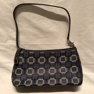 Nine West Dark blue and grey patterned purse
